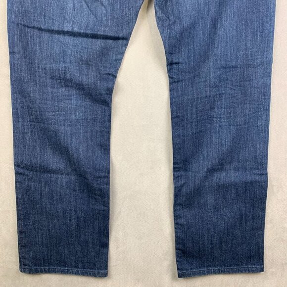 AG Adriano Goldschmied Mens Pants 36 Blue Jeans Straight Leg Made In USA 36x30 - Picture 11 of 12